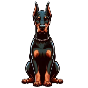 Doberman Premium Dog Sticker