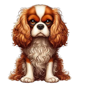 Cavalier King Charles Spaniel Premium Dog Sticker