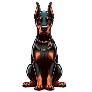 Doberman Premium Dog Sticker